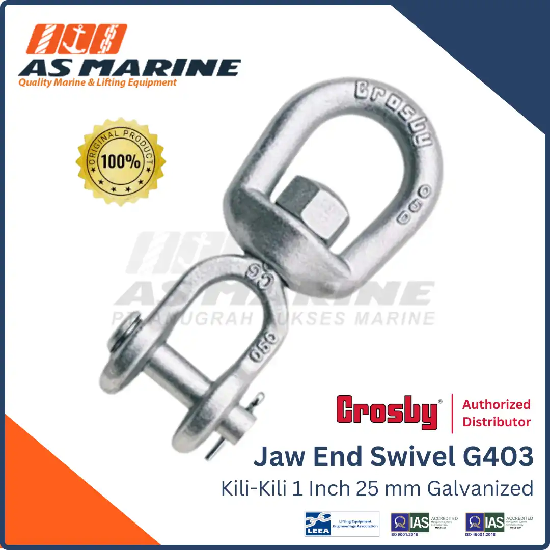 Jaw End Swivel / Kili-Kili Crosby USA G403 1 Inch 25 mm